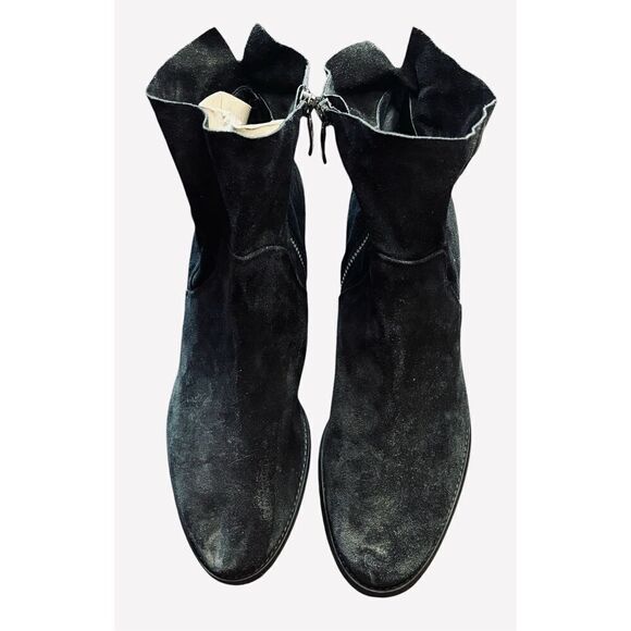 Paul Green Pull On Black Suede Bootie NWOB Size 6 1/2 or US 9 - Picture 1 of 6